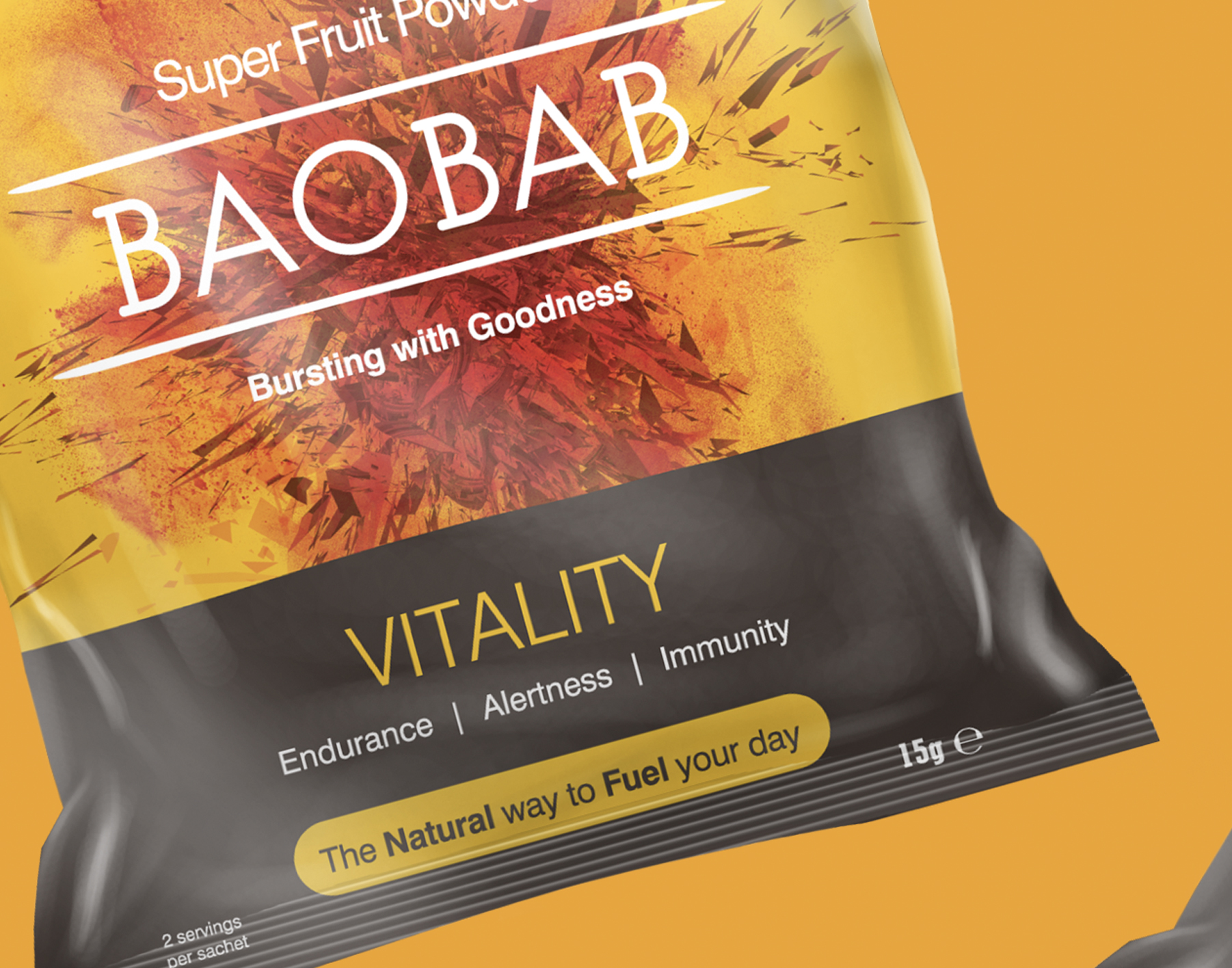 baobab tree super fruit organic packaging design by red chilli design