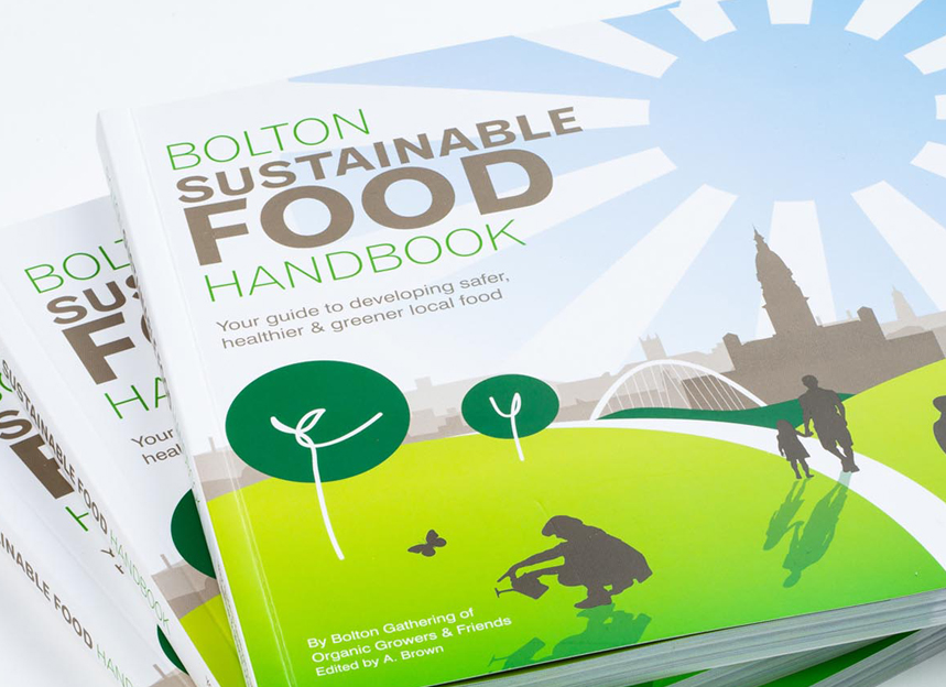 bolton council food local food producers book design by red chilli design