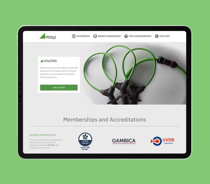 iprosys warrington re brand website by red chilli design