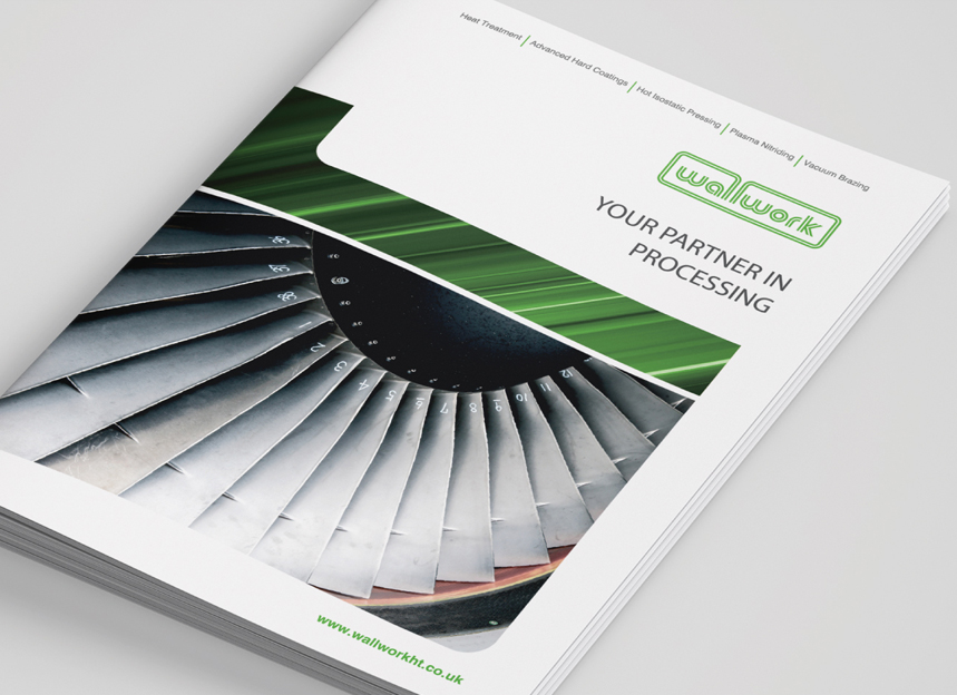 wallwork group heat treatments brochure printing bury by red chilli design