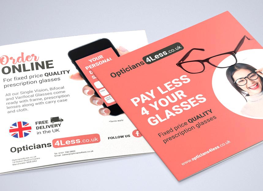 online opticians branding
