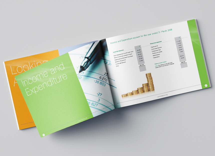 Bcom Annual Reports Design and Printing Agency covering Bolton and Manchester 