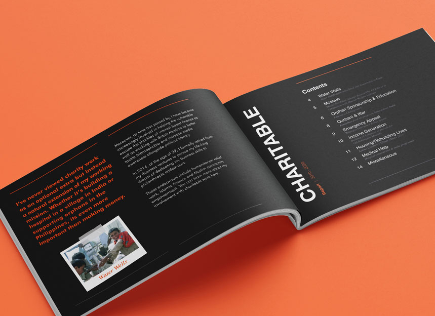 Charity Annual Reports Design and Printing Agency covering Bolton and Manchester 