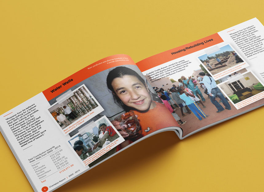 Charity Annual Reports Design and Printing Agency covering Bolton and Manchester 