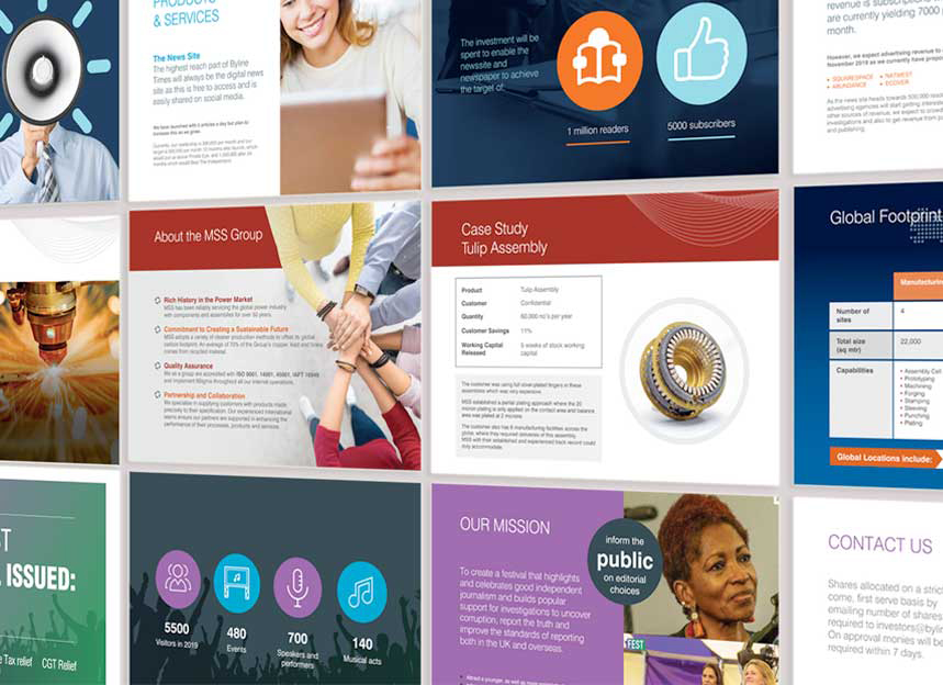 PowerPoint Slide Deck Design and Marketing Agency  Manchester